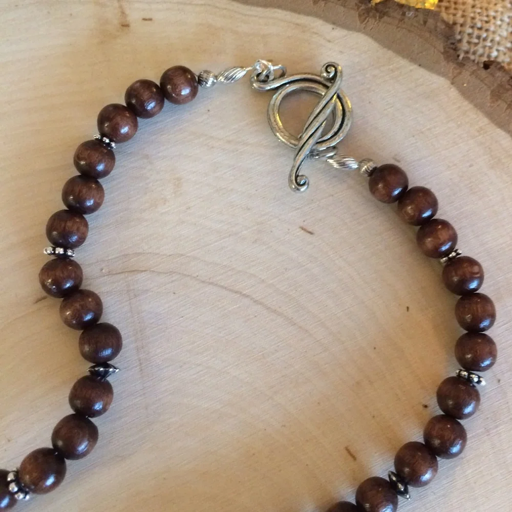 Handmade boho statement necklace